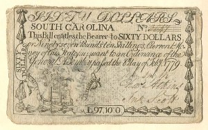 Colonial Currency - FR SC-155 - Feb. 8, 1779 - Paper Money
